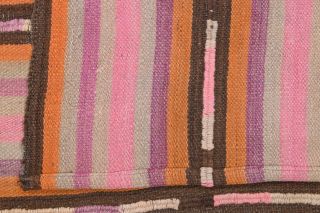 Colorful Handmade Vintage Rug - Thumbnail