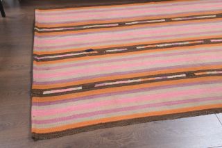 Colorful Handmade Vintage Rug - Thumbnail