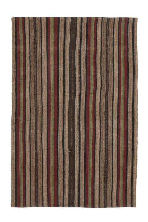 Striped Kilim Handmade Vintage Rug