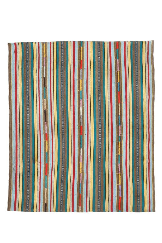 Multi-Colored Kilim Handmade Vintage Rug