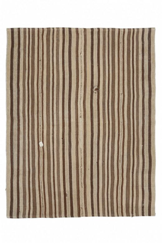 Striped Handmade Vintage Rug