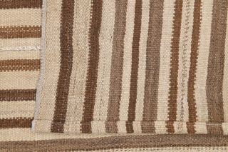 Striped Handmade Vintage Rug - Thumbnail