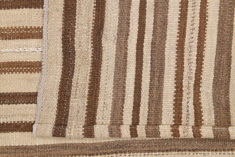 Striped Handmade Vintage Rug