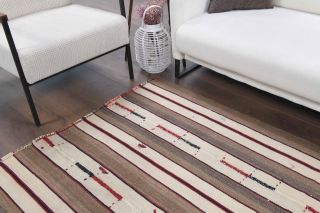 Handmade Vintage Kilim Rug - Thumbnail