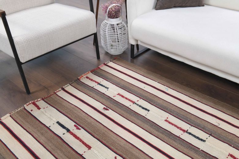 Handmade Vintage Kilim Rug