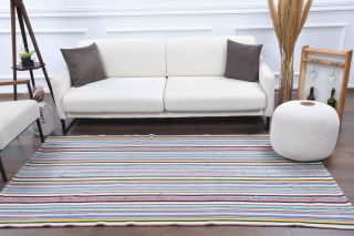 Handmade Vintage Kilim Rug - Thumbnail