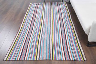 Handmade Vintage Kilim Rug - Thumbnail