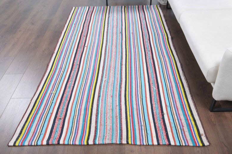 Handmade Vintage Kilim Rug