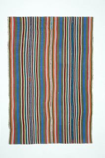 Pastel Colored Kilim Vintage Rug - Thumbnail