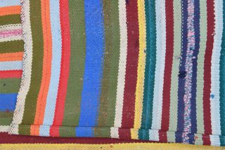 Pastel Colored Kilim Vintage Rug - Thumbnail