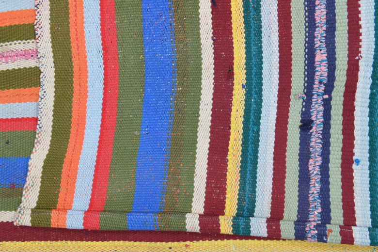 Pastel Colored Kilim Vintage Rug