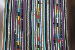 Handmade Vintage Kilim Rug - Thumbnail