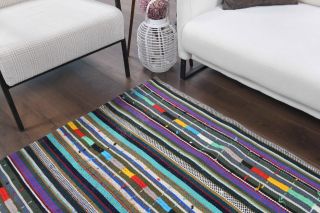 Handmade Vintage Kilim Rug - Thumbnail