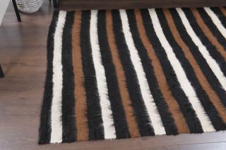 Flatweave Handmade Vintage Rug - Thumbnail