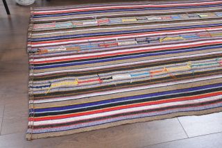 Colorful Handmade Vintage Rug - Thumbnail