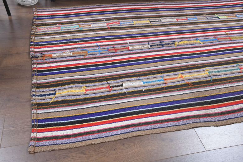 Colorful Handmade Vintage Rug