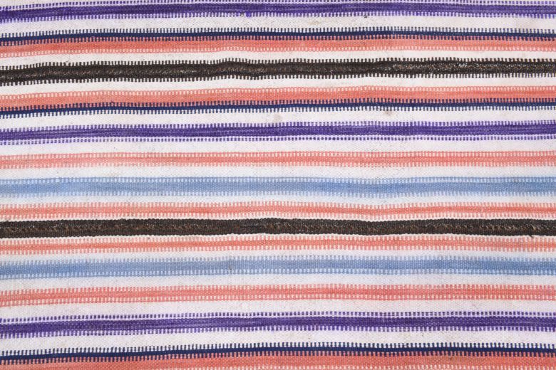 Striped Kilim Handmade Vintage Rug