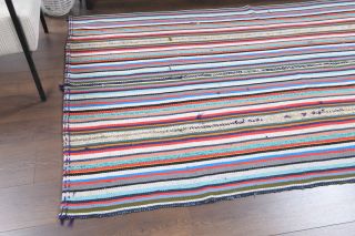 Colorful Handmade Vintage Rug - Thumbnail