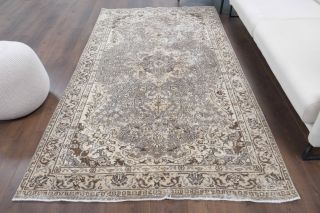 Oriental Handmade Vintage Rug - Thumbnail