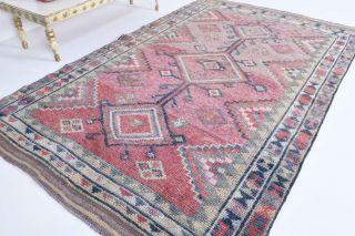 Handmade Milas Vintage Rug - Thumbnail