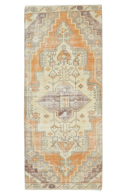 Handmade Vintage Anatolian Runner Rug