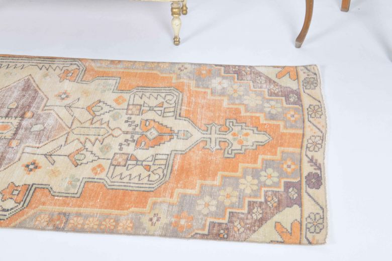 Handmade Vintage Anatolian Runner Rug