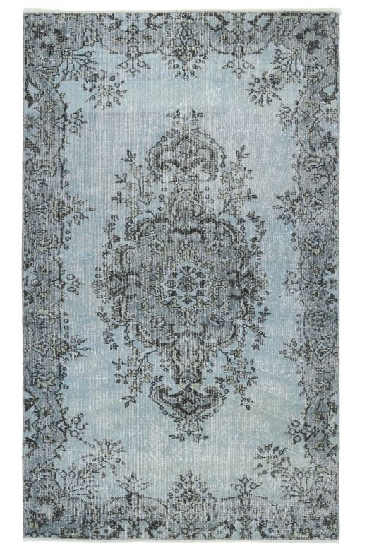 Handmade Vintage Blue Area Rug