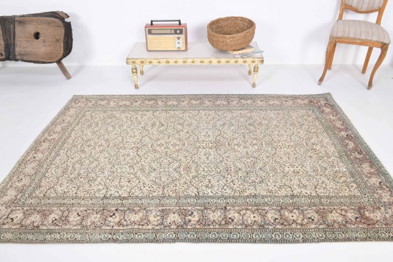 Handmade Vintage Accent Rug