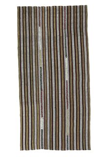 Handmade Vintage Kilim Runner Rug - Thumbnail