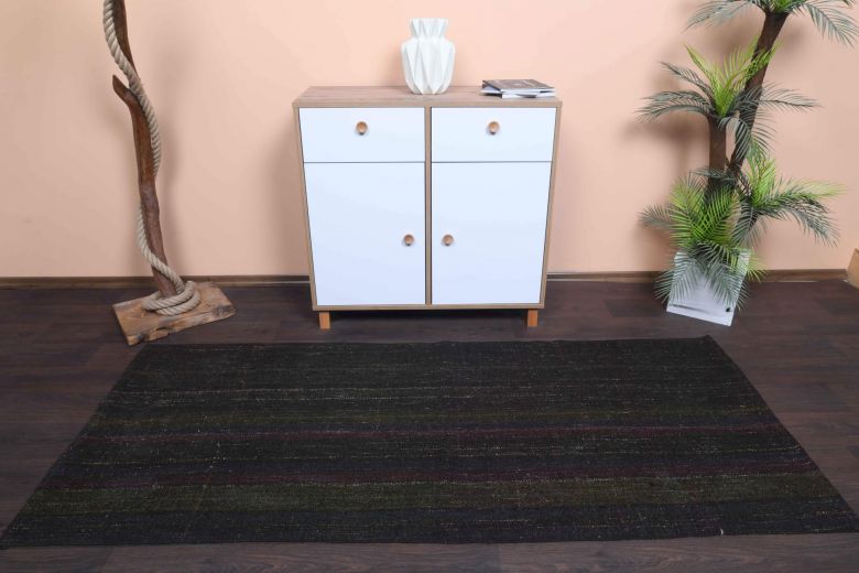 Handmade Vintage Kilim Runner Rug