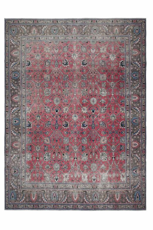 Rugser - Vintage Tabriz Pink Rug