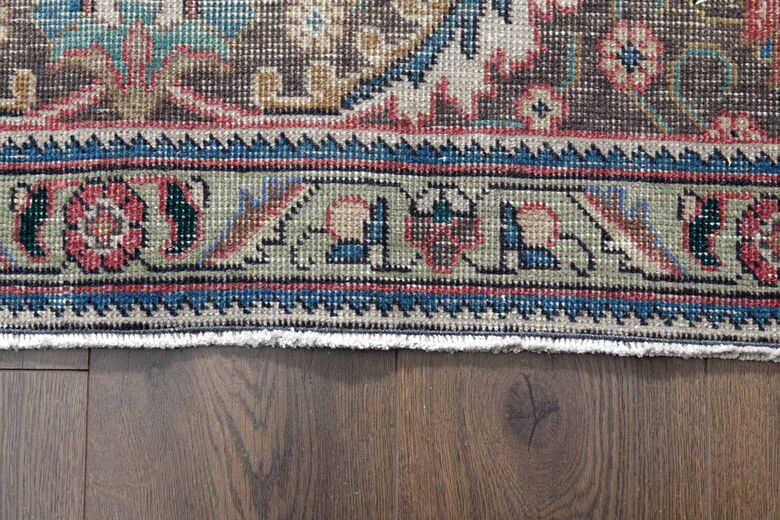 Vintage Tabriz Pink Rug