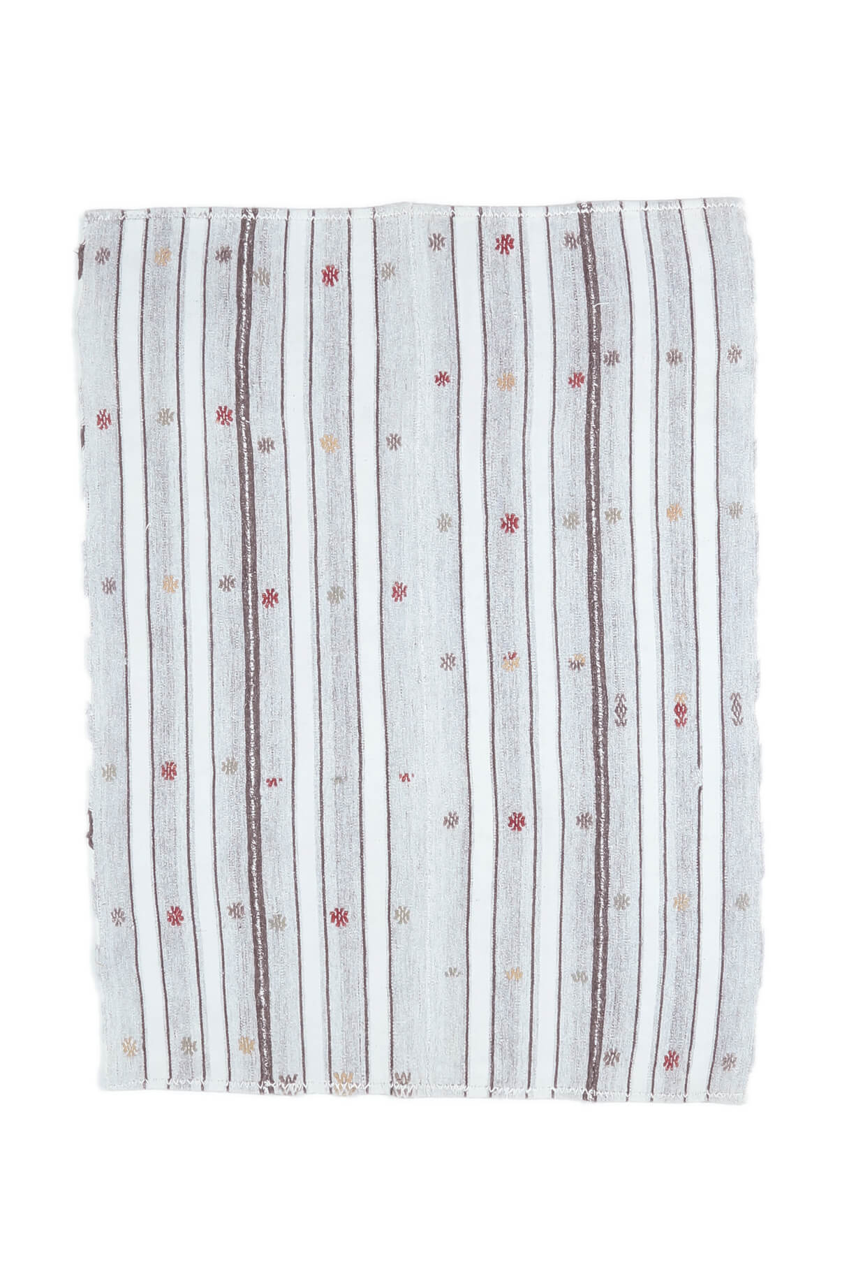 Harleigh - White Striped Kilim