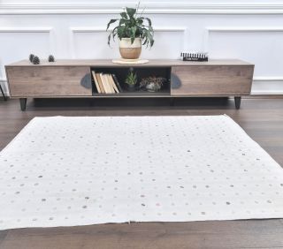 Harmoni - White Kilim Rug - Thumbnail