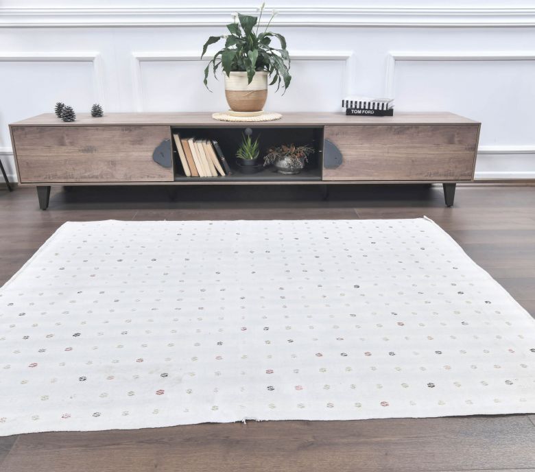 Harmoni - White Kilim Rug