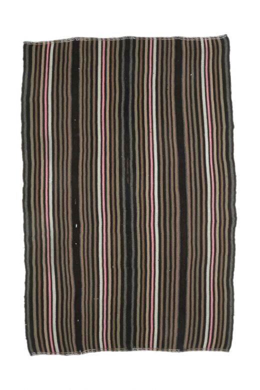 Hayley - Black Vintage Kilim Rug