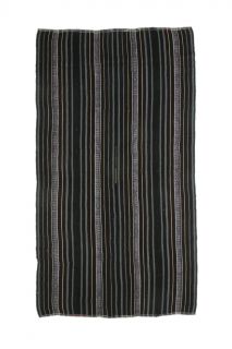 Hazal - Dark Striped Kilim Rug - Thumbnail
