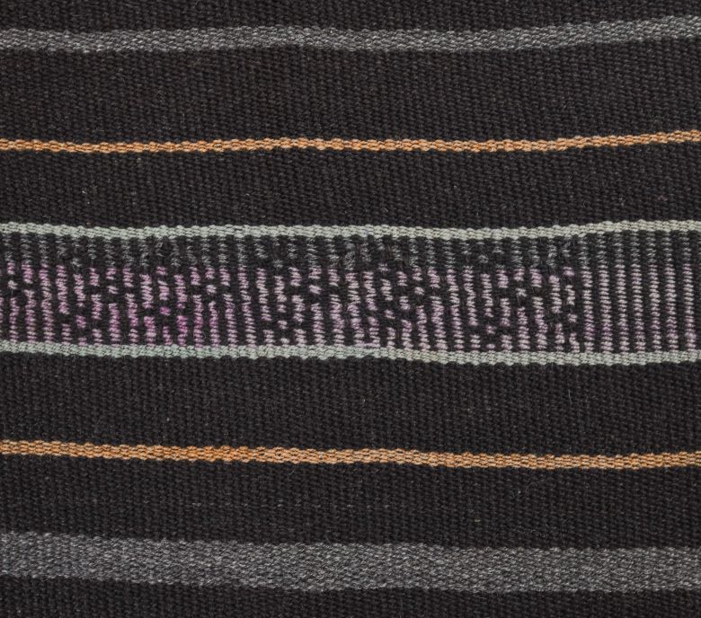 Hazal - Dark Striped Kilim Rug