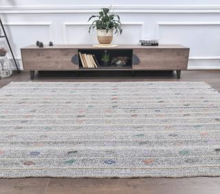 Hazan - 1980s Flatweave Rug - Thumbnail