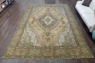 Medallion Persian Handmade Vintage rug - Thumbnail