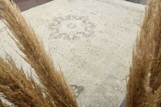 Neutral Persian Vintage Wool Carpet - Thumbnail