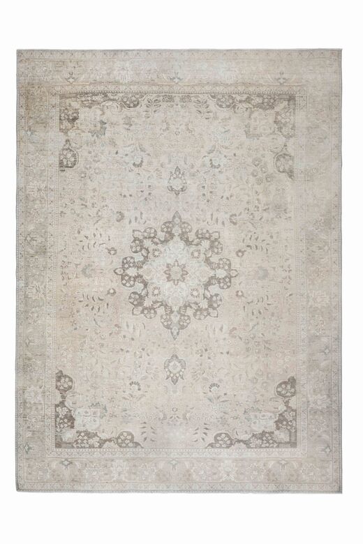 Rugser - Neutral Persian Vintage Wool Carpet