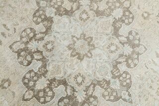Neutral Persian Vintage Wool Carpet - Thumbnail