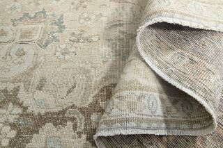 Neutral Persian Vintage Wool Carpet - Thumbnail