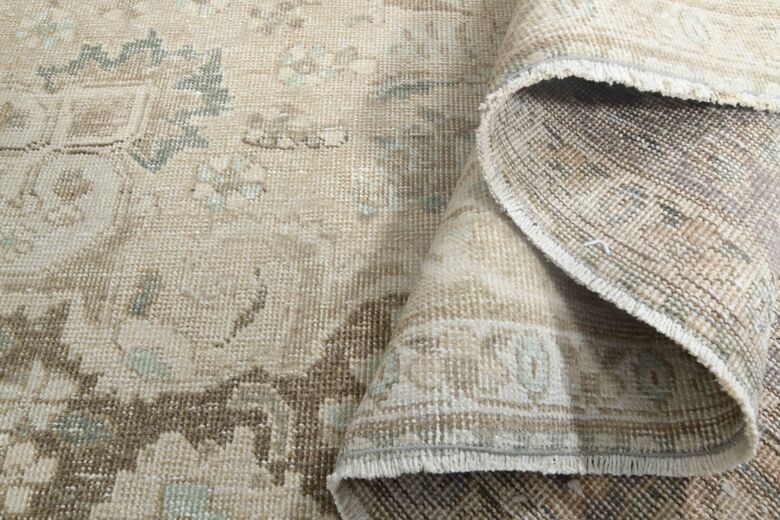 Neutral Persian Vintage Wool Carpet