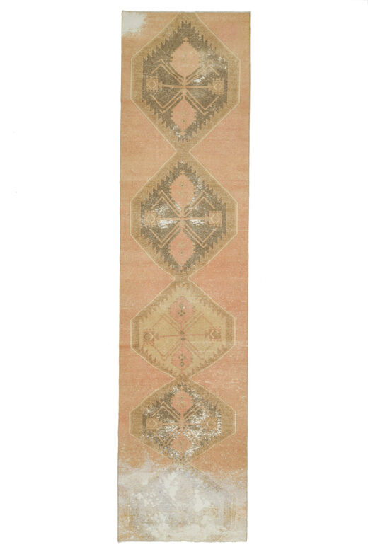 3x13 Medallion Neutral Runner Rug