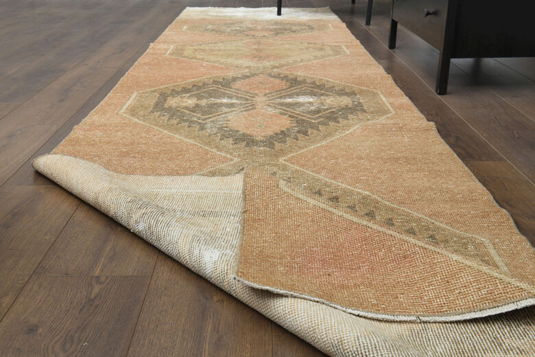 3x13 Medallion Neutral Runner Rug