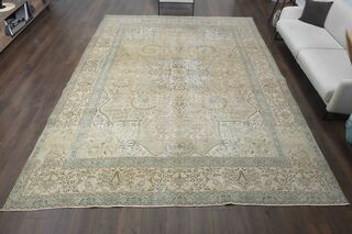 Handmade Oversized Vintage Rug - Thumbnail