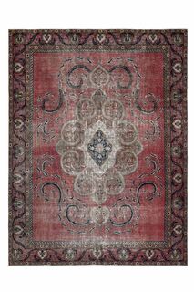 Oriental Persian Vintage Area Rug - Thumbnail
