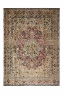 Faded Persian Vintage Area Rug - Thumbnail